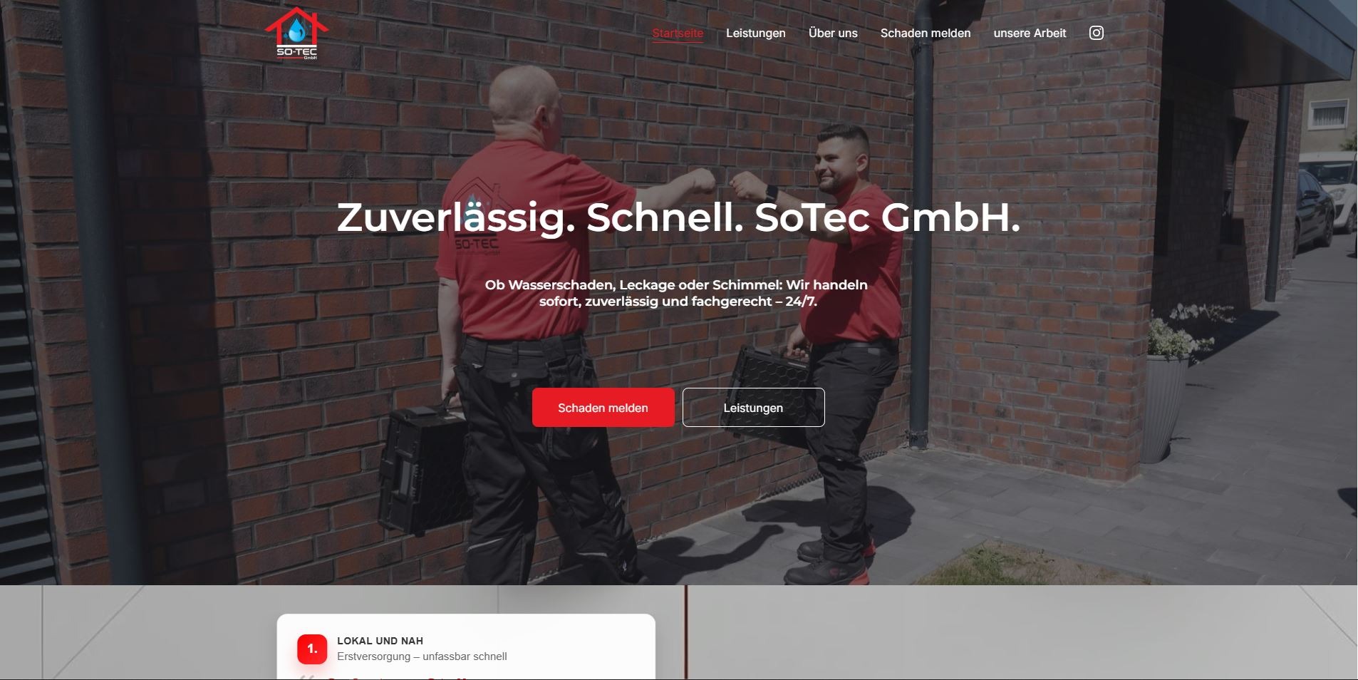 Desktop Webdesign Beispiel 5 Scholz & Friese